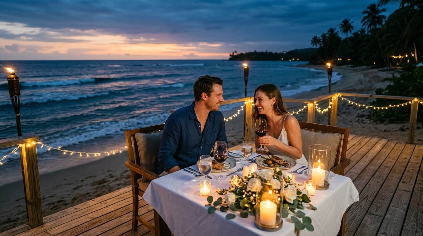 Sea Thru Diner candlelight evenings